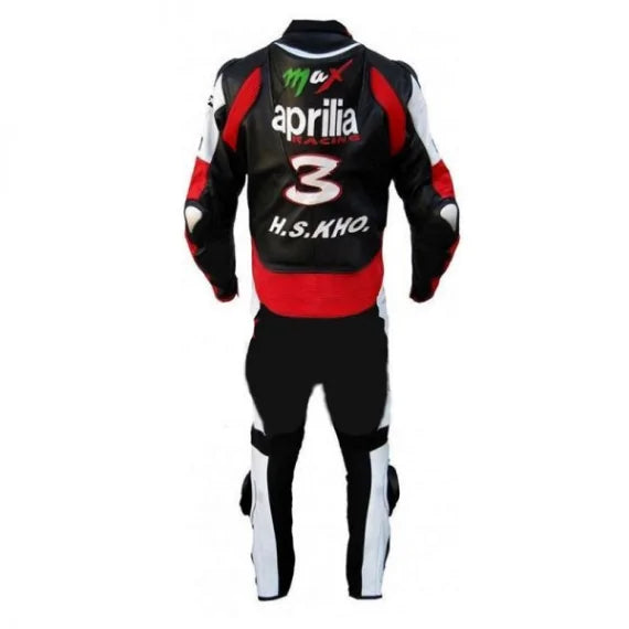 Aprilia Racing Motorcycle Leather Suit