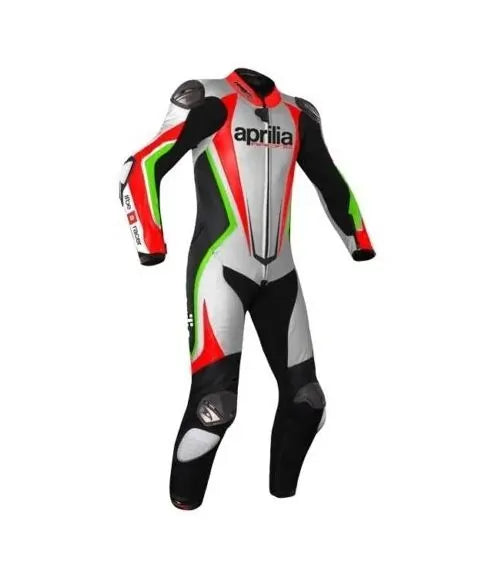 Aprilia Men Motorcycle Leather Racing Suit