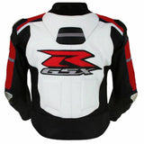 DAJ 0227 Suzuki GSXR Motorcycle Racing Leather Jacket
