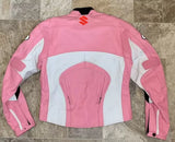 Suzuki Gsxr Pink Motorcycle Racing Jacket