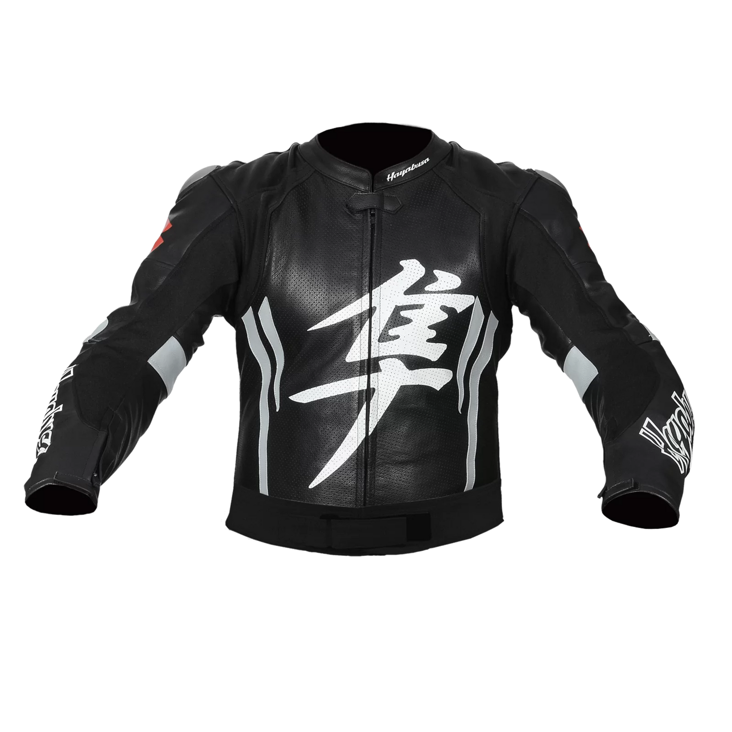 Suzuki Hayabusa Motorcycle Black Leather Jacket 1