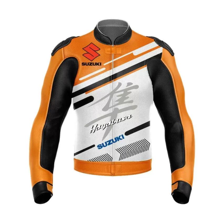 Suzuki Hayabusa Motorcycle Leather Jacket 1