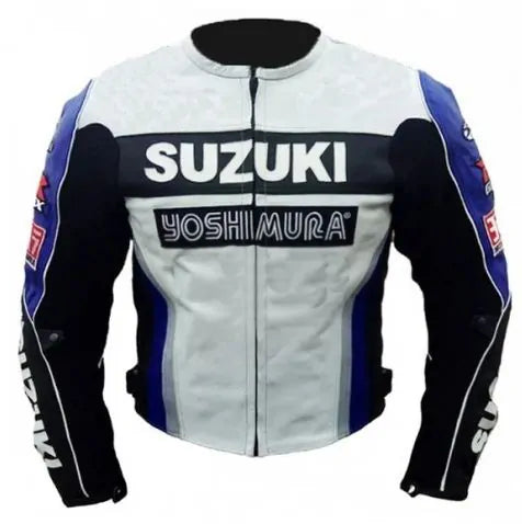 Suzuki Yoshimura Motorcycle Leather Racing Jacket 1