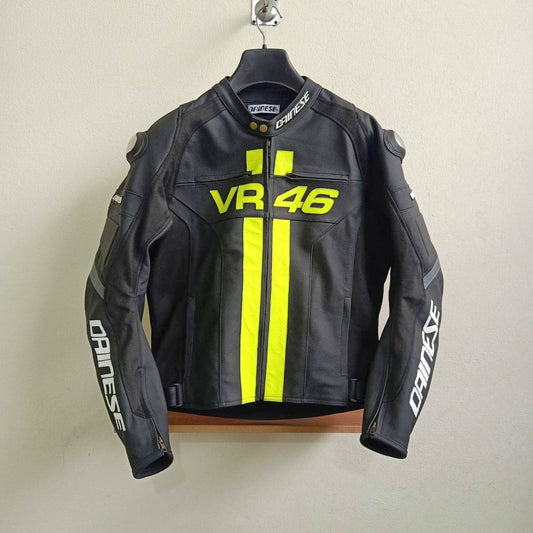 Valentino Rossi Motorbike Leather Motorcycle Jacket VR 46