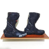 New 2022 Full Balck Motogp Replica Motorbike Leather Motorcycle Shoes Boots