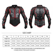 Motorcycle Jacket Men Full Body Motocross Racing Moto Jacket Riding Motorbike Protection Size S-4XL