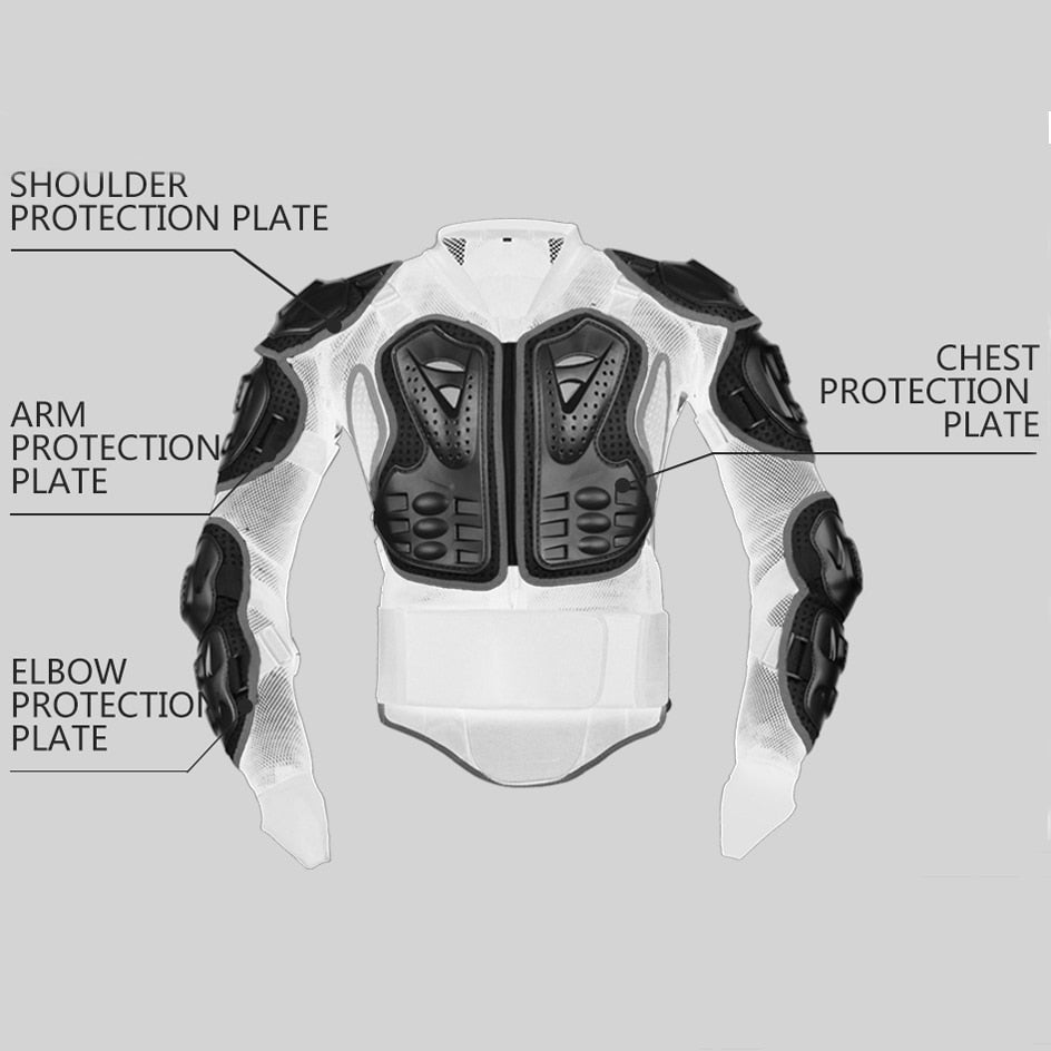 Motorcycle Jacket Men Full Body Motorcycle Armor Motocross Racing Moto Jacket Riding Off Road Motorbike Protection Protector