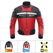 DAMOTO  Motorcycle Jacket Windproof Chaqueta Moto Men Motocross Jacket Moto Motorbike Protector With Remove Linner