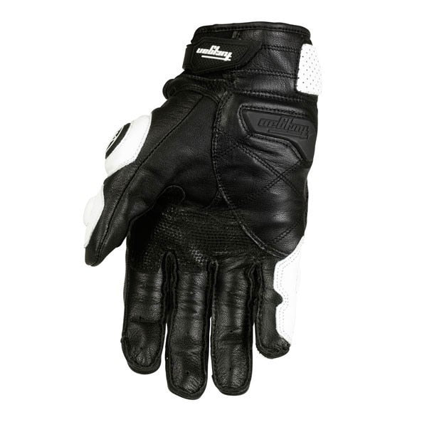 Mens Women 4 Season Driving Supertech Black/White Motorcycle Leather Gloves Racing Glove Motorbike Cowhide racing bike knight