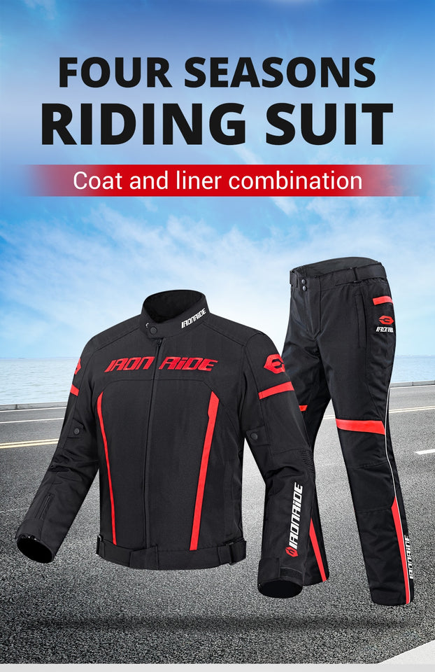 Motorcycle Jacket Pants Suit Waterproof Gear Reflective Racing Jacket Biker Motorbike Motocross Moto Jacket Motorcycle Clothing